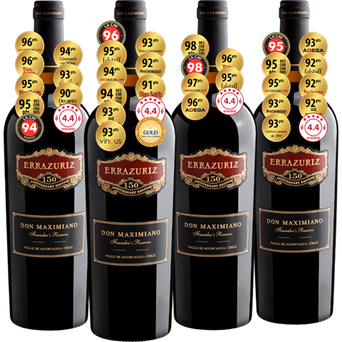 Vertical Errazuriz Don Maximiano Founder's Reserve (2011 | 2013 | 2015 | 2021)